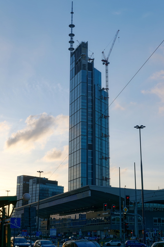 19 - Varso Tower in Warsaw, designed by Foster + Partners, is a 310-meter-high office tower